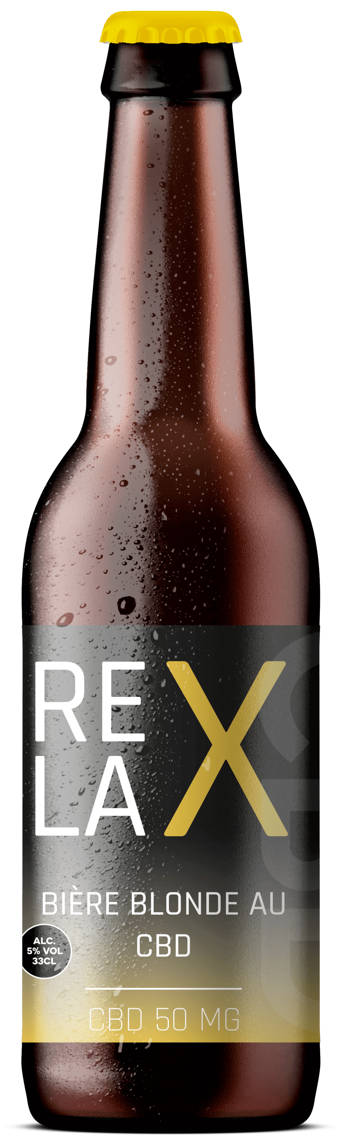 Bière RELAX CBD, brassée par Kisswing